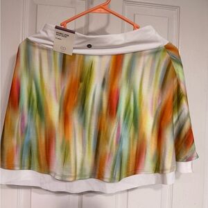 CALIA by Carrie Underwood White and Pastel Skort